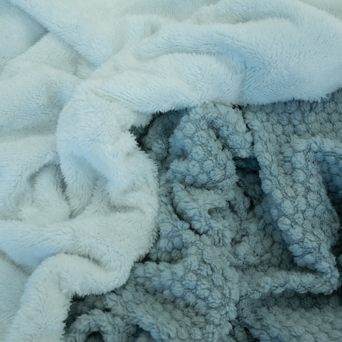 Frazada Coral Pop Deluxe con sherpa
