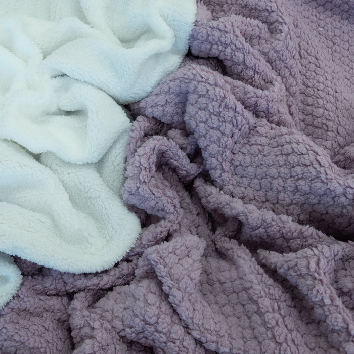 Frazada Coral Pop Deluxe con sherpa