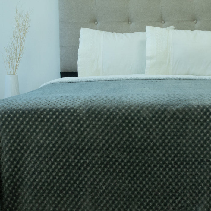 Frazada Coral Pop Deluxe con sherpa