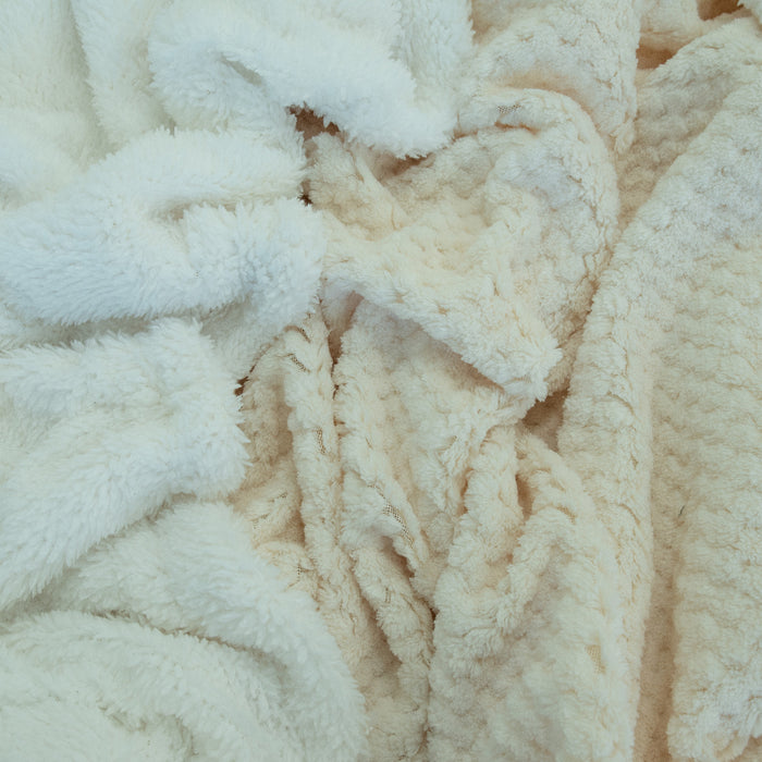 Frazada Coral Pop Deluxe con sherpa