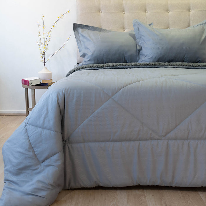 Plumón Outboss Deluxe con Sherpa Colección Nebula - COMPRA MÍNIMA 6 UNIDADES en 1.5 Y 2.0 PLAZAS - COMPRA MÍNIMA 5 UNIDADES en 2.5 Y 3.0 PLAZAS
