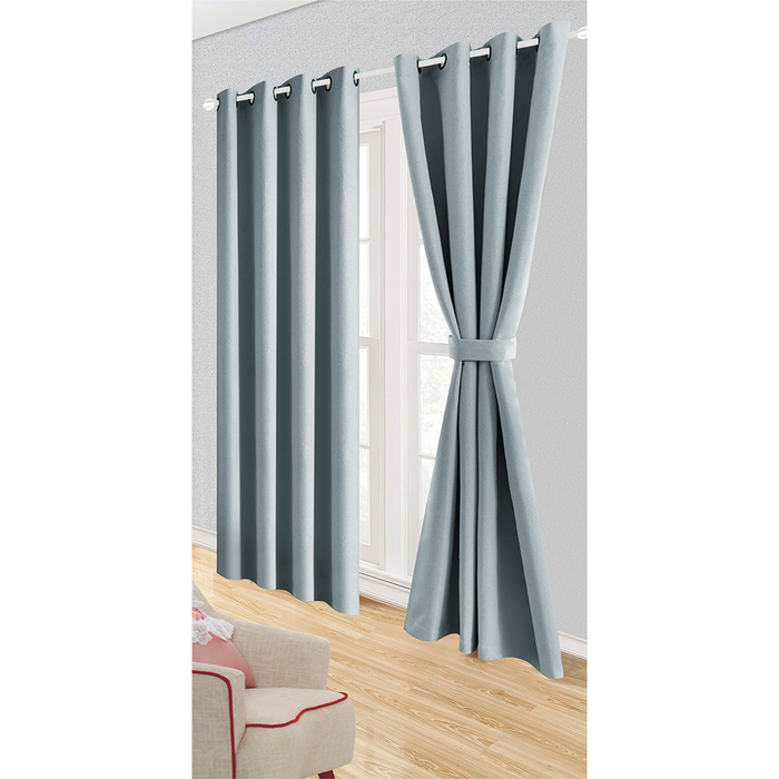 Juego de Cortinas TPU Mauve Argollas Ligne de Nuit Blackout - COMPRA MÍNIMA 10 UNIDADES