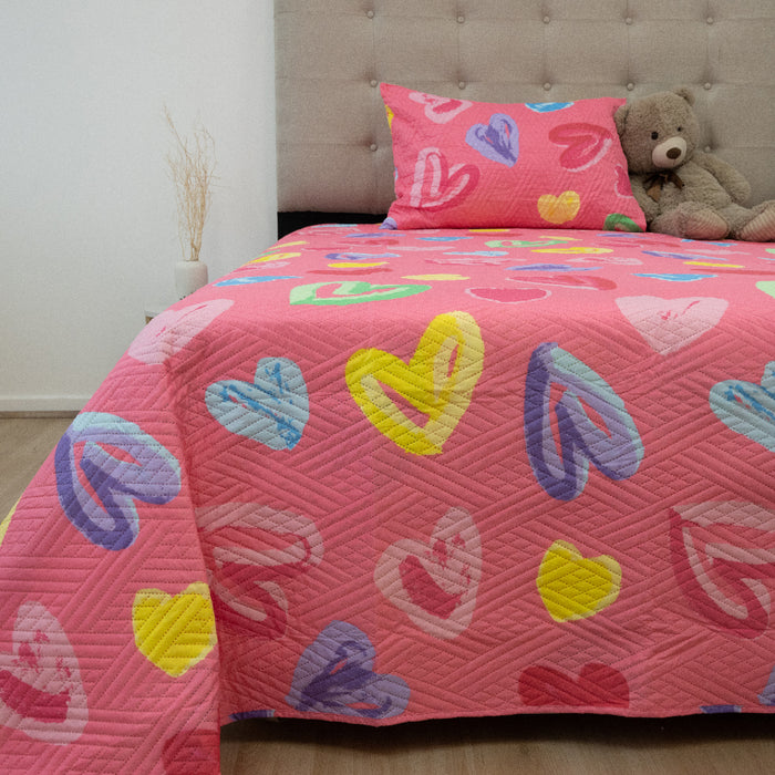 Quilt Hotpress Estampado Infantil  Colección Lúmina