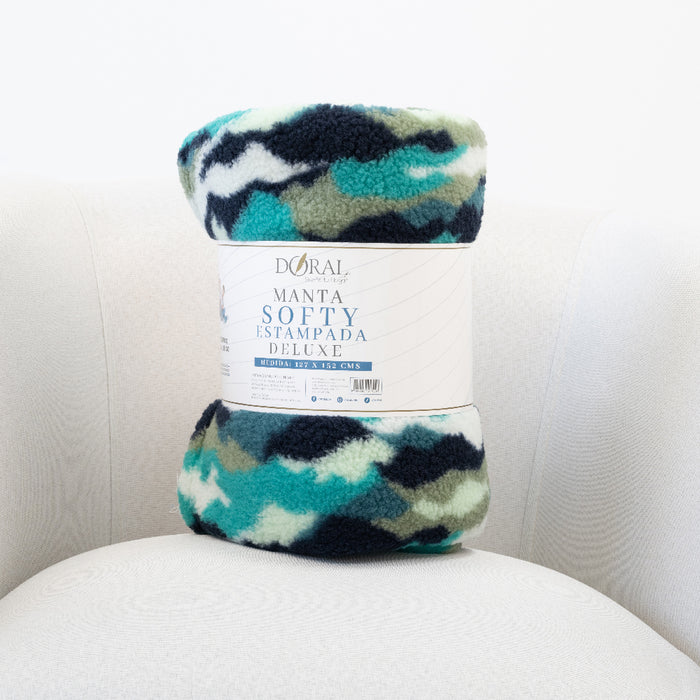 Manta Softy Estampada Deluxe