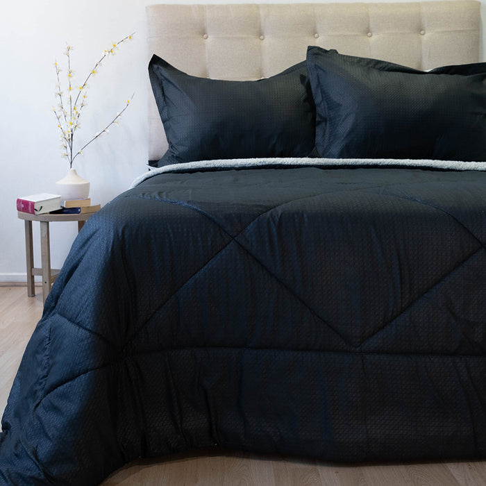 Plumón Outboss Deluxe con Sherpa Colección Nebula - COMPRA MÍNIMA 6 UNIDADES en 1.5 Y 2.0 PLAZAS - COMPRA MÍNIMA 5 UNIDADES en 2.5 Y 3.0 PLAZAS