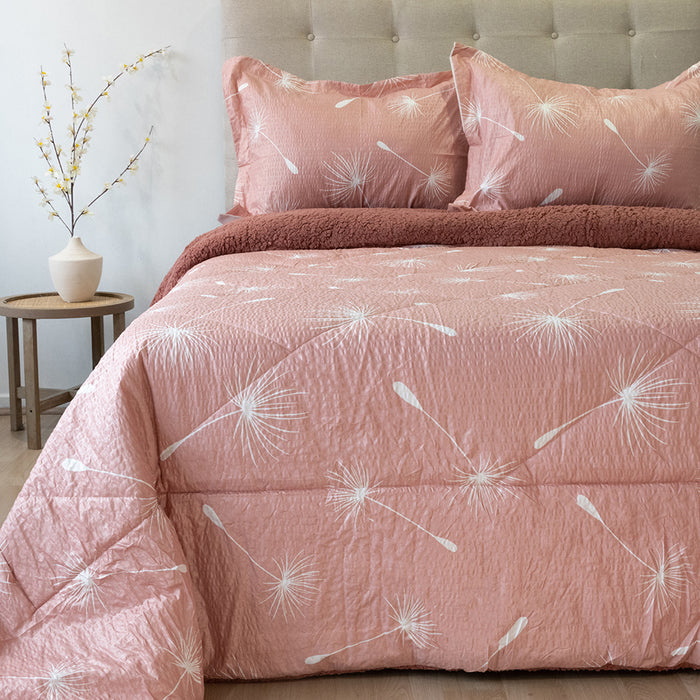 Plumón Estampado Outboss Deluxe con Sherpa Colección Nebula  - COMPRA MÍNIMA 6 UNIDADES en 1.5 Y 2.0 PLAZAS - COMPRA MÍNIMA 5 UNIDADES en 2.5 Y 3.5 PLAZAS