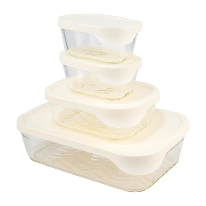 SET CONTENEDOR GLASS TRAY