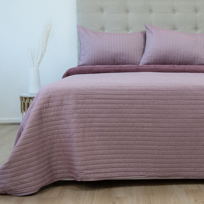 Quilt Hotpress Sena con Sherpa Colección Nebula