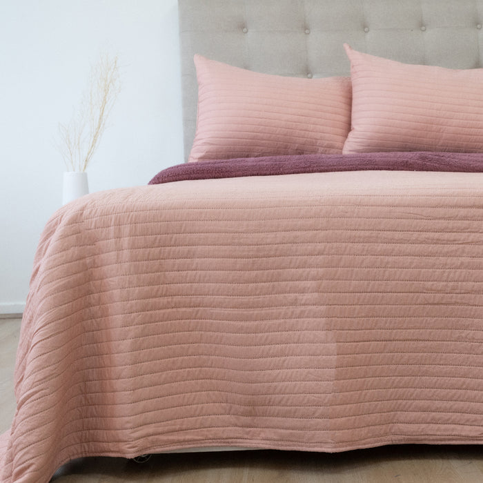 Quilt Hotpress Sena con Sherpa Colección Nebula