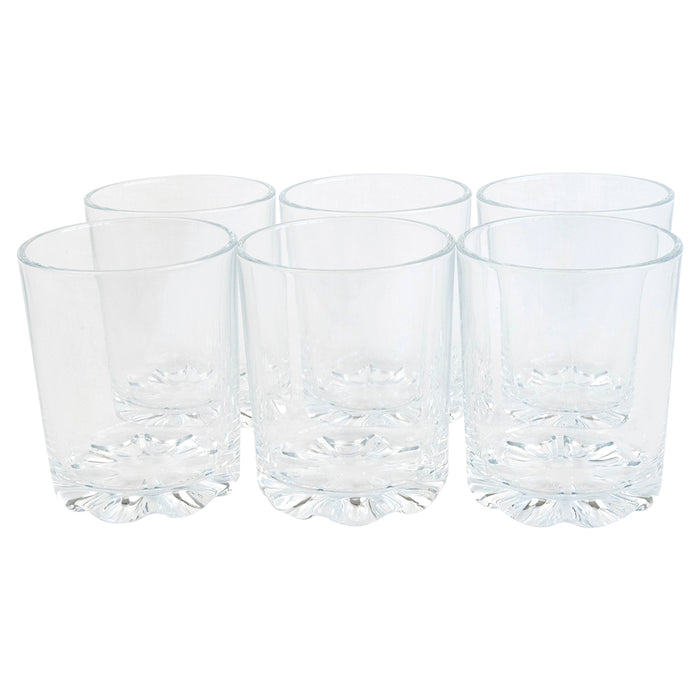 Set 6 Vasos de Vidrio Glassgow - Modelo Jazz Vaso Corto (255 ml) - COMPRA MÍNIMA 8 UNIDADES