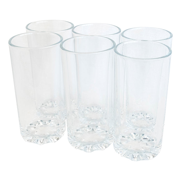 Set 6 Vasos de Vidrio Glassgow - Modelo Jazz Vaso Largo (300 ml) - COMPRA MÍNIMA 8 UNIDADES