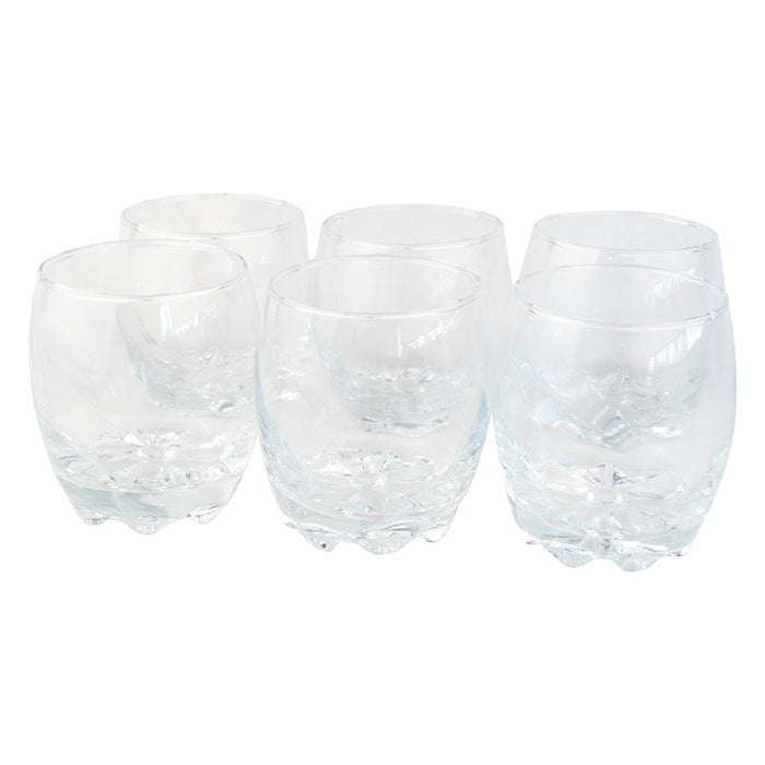 Set 6 Vasos de Vidrio Glassgow - Modelo Bossa Corto (284 ml) - COMPRA MÍNIMA 12 UNIDADES