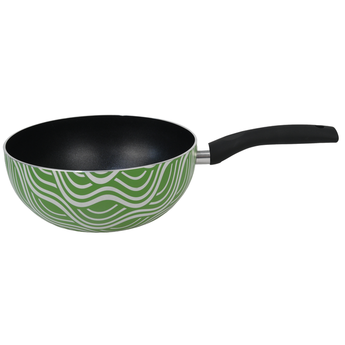 Wok Aluminio & Fondo Antiadherente 22 cm - Línea Happy Colors Pro - COMPRA MÍNIMA 6 UNIDADES