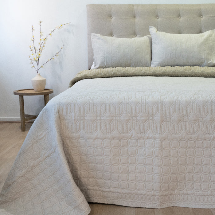 Quilt Hotpress Viena con Sherpa Colección Nebula