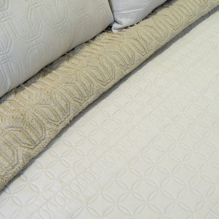 Quilt Hotpress Viena con Sherpa Colección Nebula