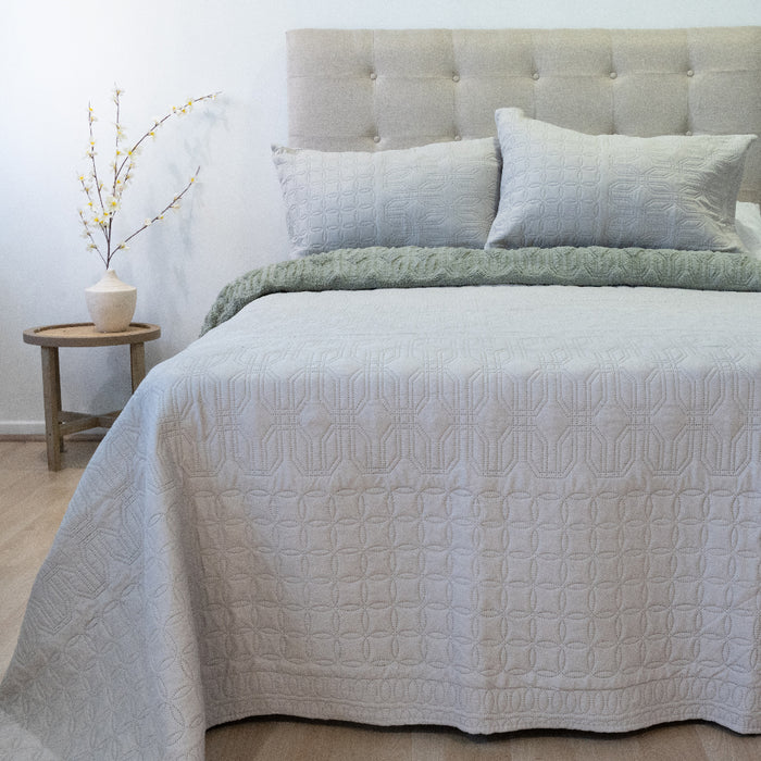 Quilt Hotpress Viena con Sherpa Colección Nebula