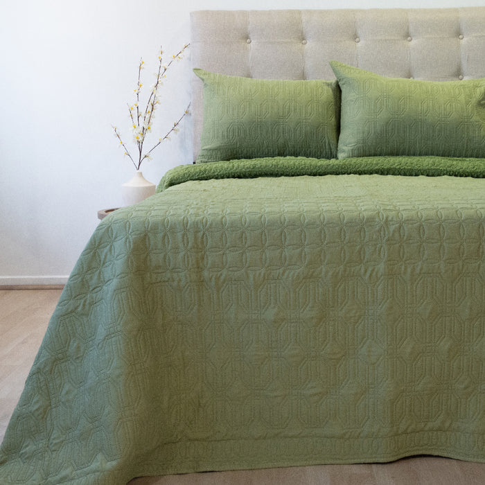 Quilt Hotpress Viena con Sherpa Colección Nebula
