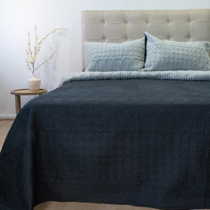 Quilt Hotpress Viena con Sherpa Colección Nebula