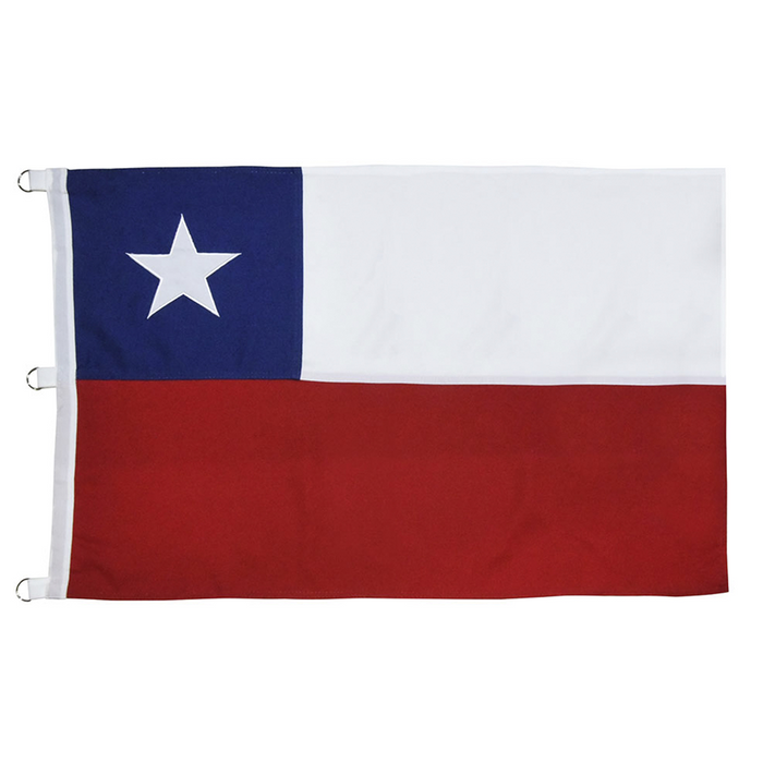 Bandera Chilena - Bordada